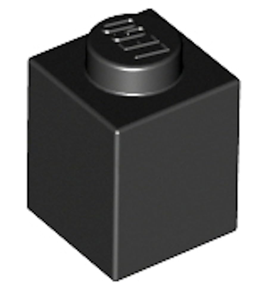 LEGO Building Brick 1x1, Part 3005 (Black, 10, Bricks) โ image 1