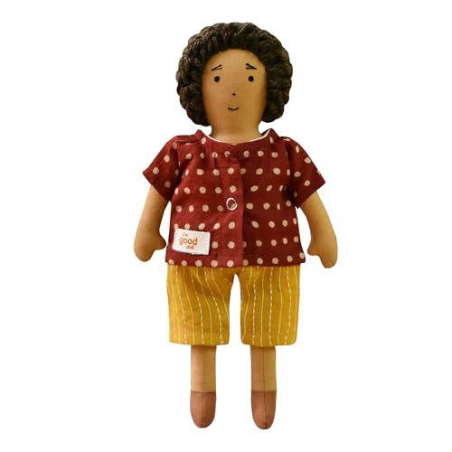 Image of Nilah's Younger Brother Raagu Soft Doll for Girls - Fabric Doll with Everyday Play Dress | Safe Cloth Doll for Kids