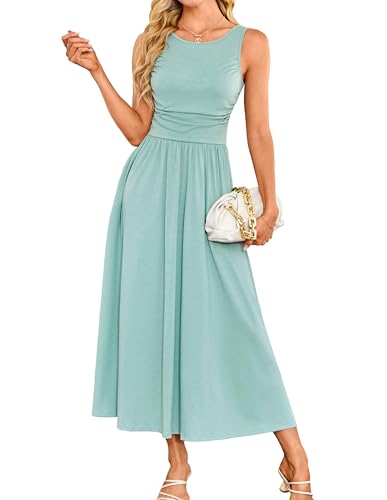 Image of GRACE KARIN Women's Summer Maxi Dresses 2025 Soft Formal Wedding Guest Dress with Pocket