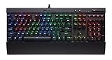 CORSAIR K70 LUX RGB Mechanical Gaming Keyboard - USB Passthrough & Media Controls - Linear & Quiet - Cherry MX Red - RGB LED Backlit (Renewed)