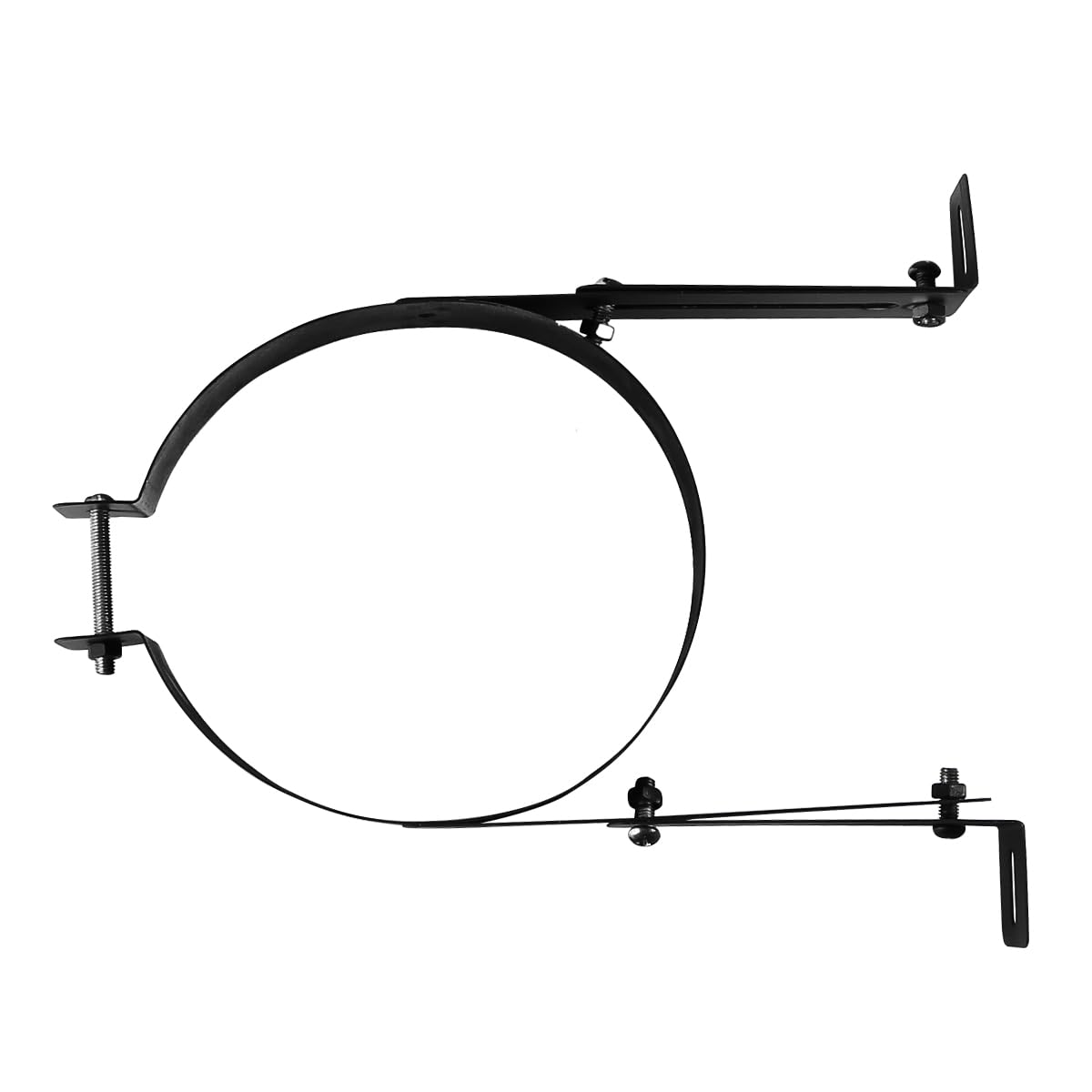 Support de Tuyau de cheminée, Collier de Serrage pour Conduit de cheminée, Support Mural, Fixation de cheminée, Support de Tuyau de poêle, Support de Tuyau de cheminée (diamètre 15 cm)
