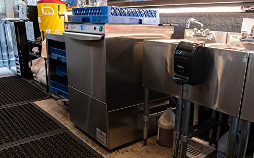 Cobalt 2700Ht - High-Temp Undercounter Commercial Dishwasher/Glasswasher Built-In Booster, Built-In Detergent & Rinse Aid Pumps, 24 Racks/Hr, 208-230V #TOP4