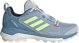 adidas Outdoor Terrex Skychaser 2 GTX Hiking Shoe - Women's Hazy Blue/Hi-Res Yellow/Screaming Pink, 8.0