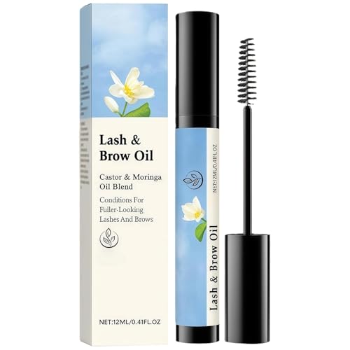 Eyelash Growth Serum & Eyebrow Serum for Women, Eyelash Enhancer Serums with Applicator, Promotes Longer Fuller Stronger Lashes, Lash Lift Nourishing Oil