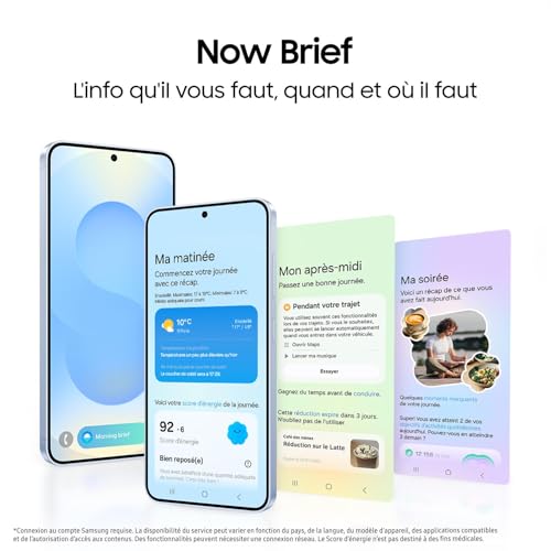 Samsung Galaxy S25 Smartphone Android 5G avec Galaxy AI Chargeur secteur rapide inclus Smartphone déverrouillé Version FR - vue 3