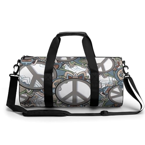 Sac de voyage Amour Et Paix week-end et camping pour randonnée pédestre et nature