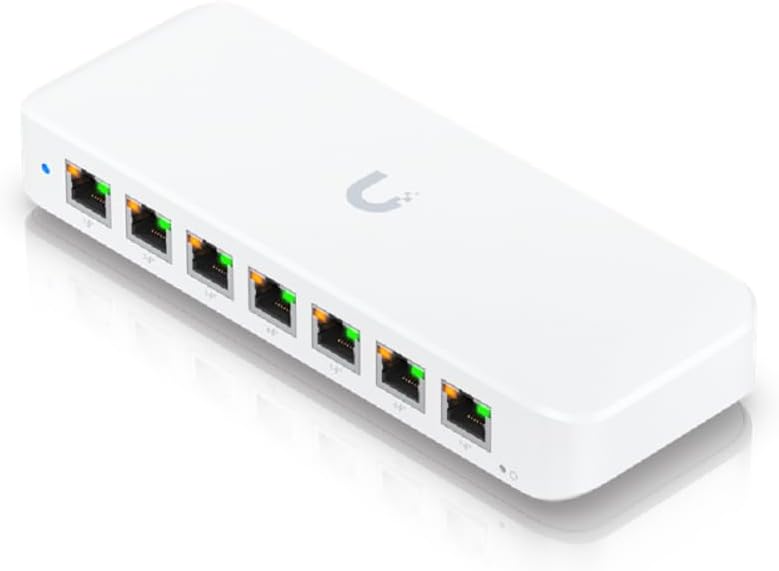 Ubiquiti A Compact, 8-Port, Layer 2 GbE PoE Switch with Versatile, W128792509 (GbE PoE Switch with Versatile mounting Options.)