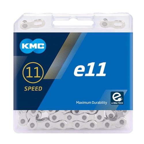 Kmc E11 122L 11 Speed E-Bike Chain In Silver - 2