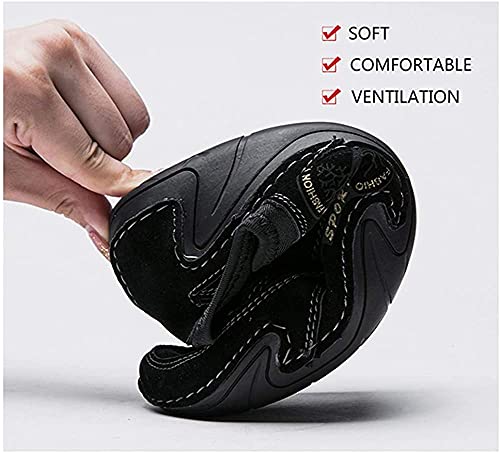 Men's Casual Loafers Slip On Boat Shoes Comfort Driving Outdoor Work Office Dress Sneakers Leather Lace up Mocassins4