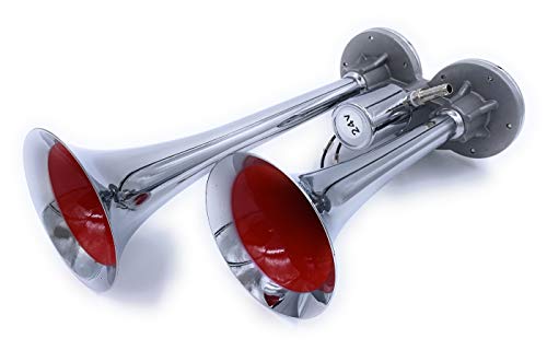 【ハイパワーヤンキーホーン300mm 24Vトラック用】エアーホーンのスタンダード!迫力の大音量サウンドで高音好きの方に