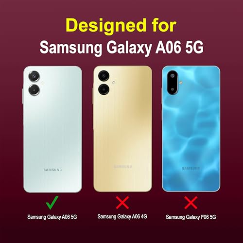 Image of Zapcase Back Case Cover for Samsung Galaxy A06 5G | Compatible for Samsung Galaxy A06 5G Back Cover | Liquid Silicon Magic Case with Camera Protection | Plum