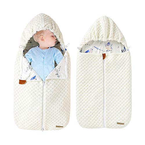 mimixiong Bebé recién nacido Envoltura Swaddle Manta de punto Saco de dormir Mantas de punto Cochecito Envoltura Cover