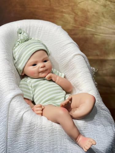 Muñeca Reborn Realista de Silicona 16 Pulgadas miniatura 3