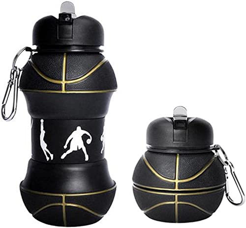 Genérico Botella Agua Silicona Diseño Basket - Niños, Niñas Y Adultos- Plegable - Libre De Bpa - Muy Resistente - Capacidad 550 Mililitros Genérico Botella Agua Silicona Diseño Basket - Niños, Niñas Y Adultos- Plegable - Libre De Bpa - Muy Resistente - Capacidad 550 Mililitros