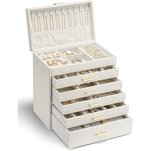 Vlando 6 Layer Jewellery Box Organiser Cover