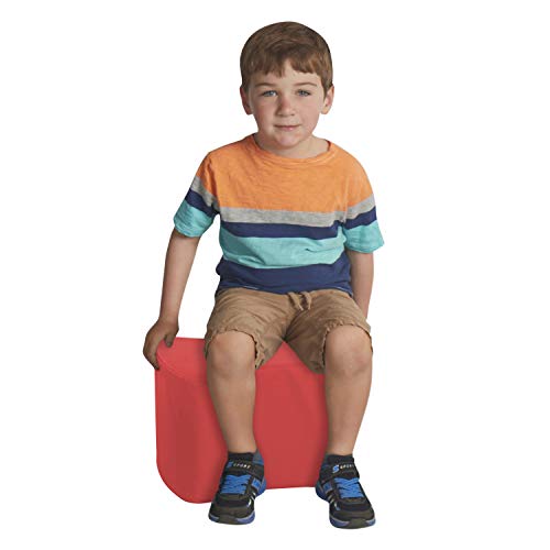 Factory Direct Partners 10442-As Softscape 10" Butterfly Stool Modular Seating Set For Toddlers And Kids, Soft Lightweight Foam (6-Piece Set) - Assorted #TOP2