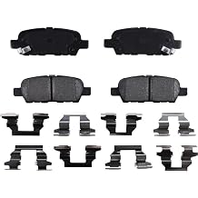 Rear Brake Pad Set - Compatible with 2002-2020 Nissan Altima FWD 2.5L 4-Cylinder