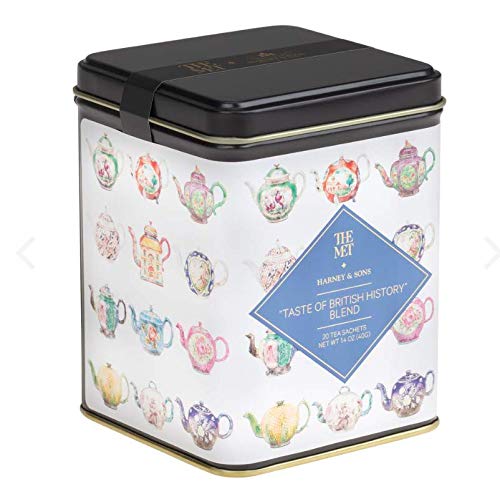 Electric Blanket Heated-Taste of British History Blend Tea 20 ct Gift TinL8