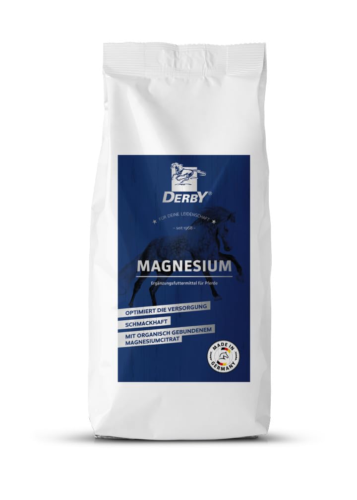 Derby Magnesium Diätfuttermittel für Pferde zur Minderung von Stressreaktionen - 3 kg Beutel