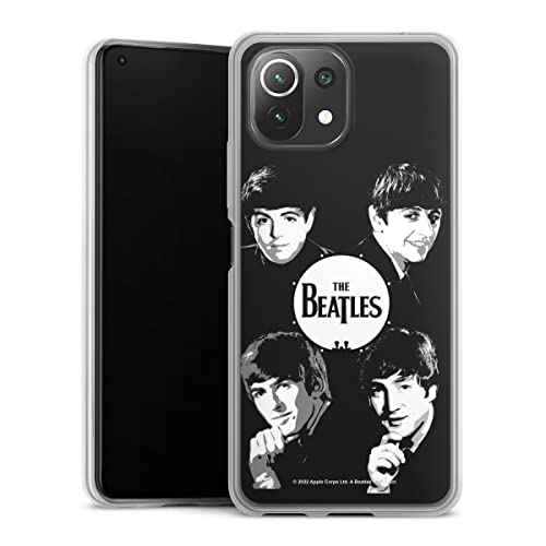 Coque Slim Compatible avec Xiaomi Mi 11 Lite 5G Coque Ultra Fine Coque en Silicone Ultra Fine The Beatles Logo Black… - Les Beatles, Paul McCartney, John Lennon, RIngo Starr, George Harrison Coque Slim Compatible avec Xiaomi Mi 11 Lite 5G Coque Ultra Fine Coque en Silicone Ultra Fine The Beatles Logo Black…