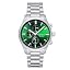 Silver/Green dial