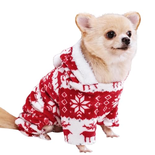 Vêtements Pour chiens de Noël | Pull de Noël Pour Chien en Tricot Chaud | Tenue d'hiver Pour Chat, â€¦ – Vignette