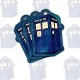 3 Pcs Police Box Public Call Sticker – Funny Quote Vinyl Decal Waterproof for Laptop, Water Bottle, Tumbler – Gift for Police Fans, Humor Seekers, and Nostalgic Souls – 3 Inch