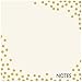 Wall Pops WPE1503 Gold Confetti Organization Kit, White & Off-White