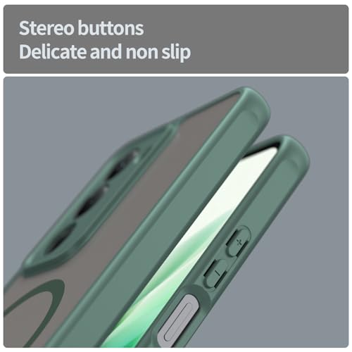Image of Compatible with REDMI 15 (169mm) Case Cover,Compatible with MagSafe,Anti-Fall,Compatible with Xiaomi Redmi 15 (169mm) 25057RN09E Cell Protective Phone Case Green