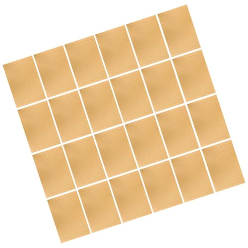 BATHVEVE 50 Stück Liniertes Briefpapier aus Kraftpapier im Vintage Stil Nostalgisches Schreibpapier für Persönliche Nutzung und Gedichteschreiben Retro Design in Khaki