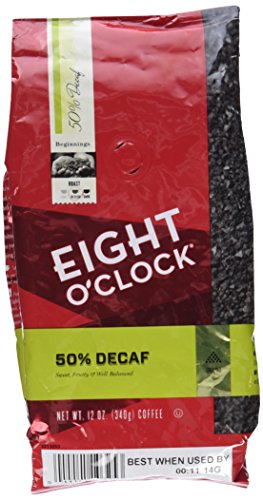 eight oclock decaf coffee beans - Eight O'Clock 50% Decaf Ground Coffee