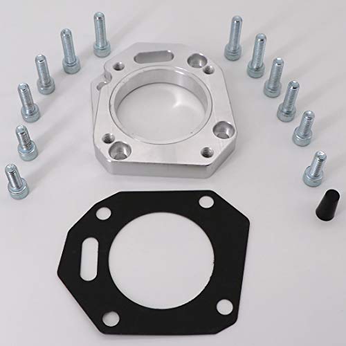 Kipa Dual Throttle Body Adapter 62Mm 70Mm For K20A K20A2 K20A3 Z1 Rbc Rrc Manifold Flange With Gasket Hardware Durable #TOP6