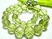 Produktbild LKBEADS lemon quartz faceted disco bolls briolettes 7.5" strand -stones measure- 6-9mm