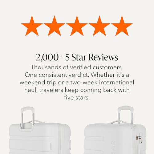 SwissGear 7366 Signature Hardside Expandable Luggage with Spinner Wheels, TSA Lock, White, Checked-Medium 23-Inch - image 8