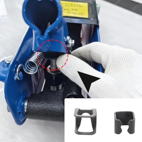 Image of 8 Pcs Jack Hoop Claw Clamp Clips Floor Jack Repair Kit for 2 Ton Hydraulic Horizontal Jack (4 Pcs 6mm and 4 Pcs 8mm Clips)