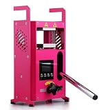 4 Tons Manual Hydraulic Heat Press Machine with 4X4 Inches Dual Heating Plates 800W Heat Press Machine with LCD Digital Control Panel