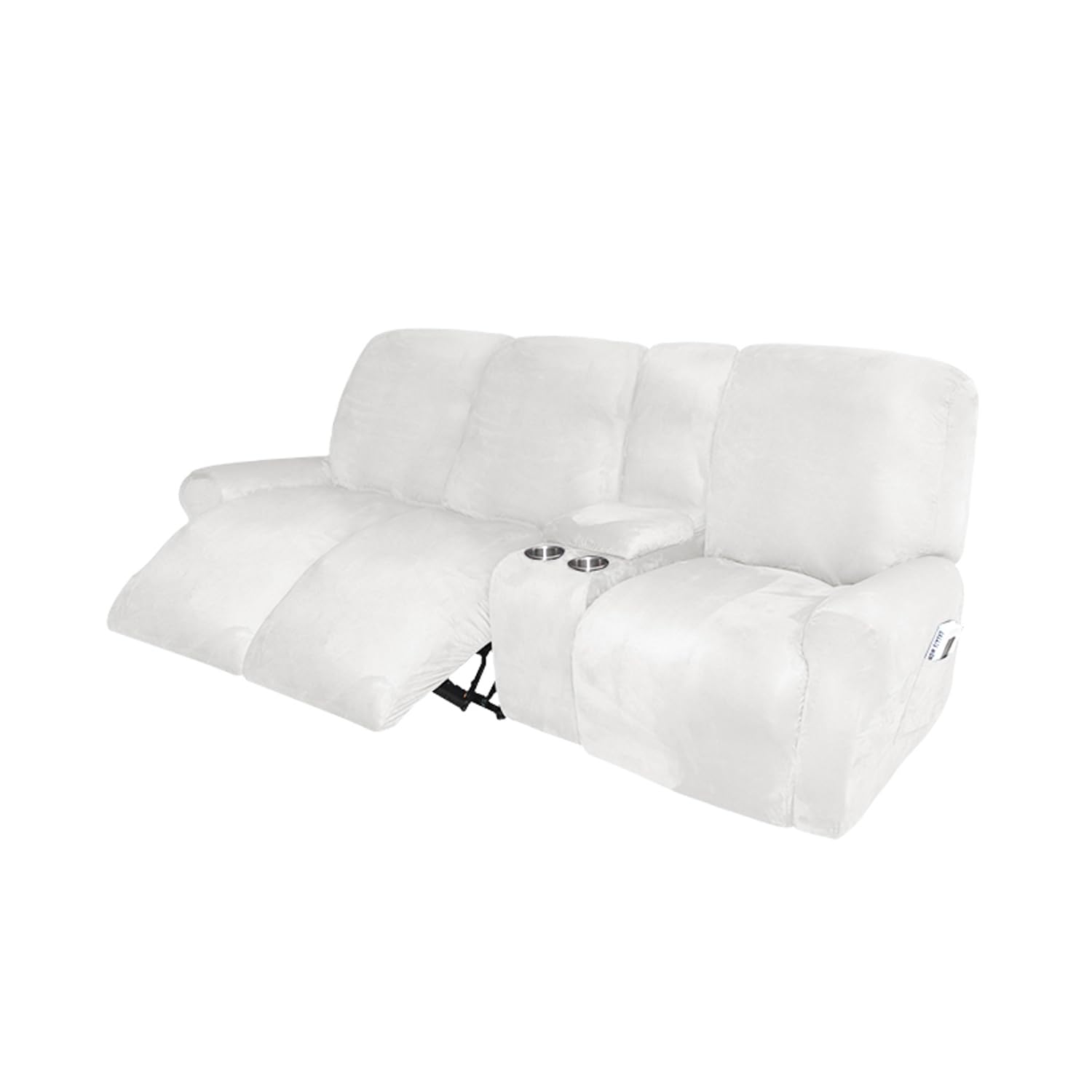 Fundas impermeables de sofá reclinable 3 plazas con consola, protege tu sofá del desgaste diario