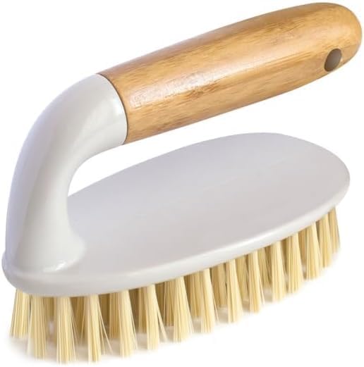 DEXSOVO Multi-Purpose Scrub Brush Comfortable Grip Quickly Scrubs Stains and Spots from Any Surface Used for scrubbing Floors Kitchen Bathroom Sinks Carpets Clothes Cleaning Brush