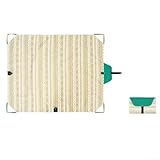 Bolsa de cuerda de escalada con 4 asas, 125 x 100 cm (desplegada) (amarillo)