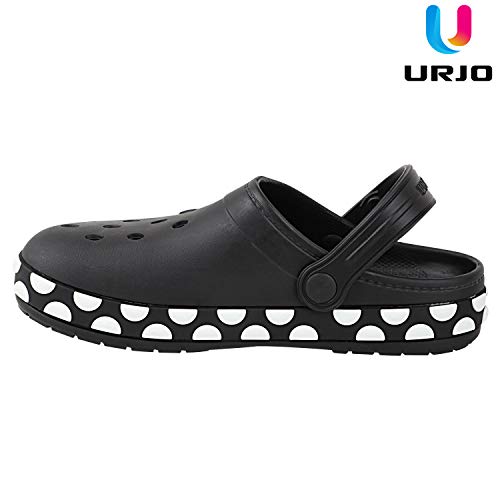 Image of URJO GEMS Kid's Clogs /Sandals with Adjustable Back Strap Ultra Soft & Flexibility Anti Skid Comfortable Waterproof Daily Mules Clogs /Sandals Boy's & Girl's