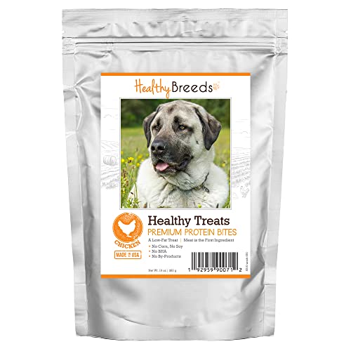 Healthy Breeds Anatolian Shepherd Dog Healthy Treats Fit & Trim Bites Chicken Dog Treats 10 oz