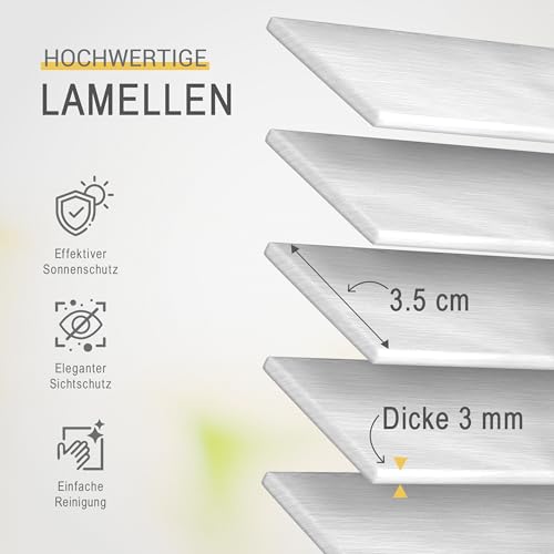 Holzjalousien Sol Royal Jalousie SolDecor JH3 aus Holz 100×160 cm