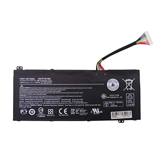 AC14A8L Laptop Akku Ersatz für ACER Aspire V15 Nitro VN7-571 VN7-571G VN7-591 VN7-591G VN7-572G V17 Nitro VN7-791G Serie Laptop 3ICP7/61/80 [11.4V 4605mAh 52.5Wh]