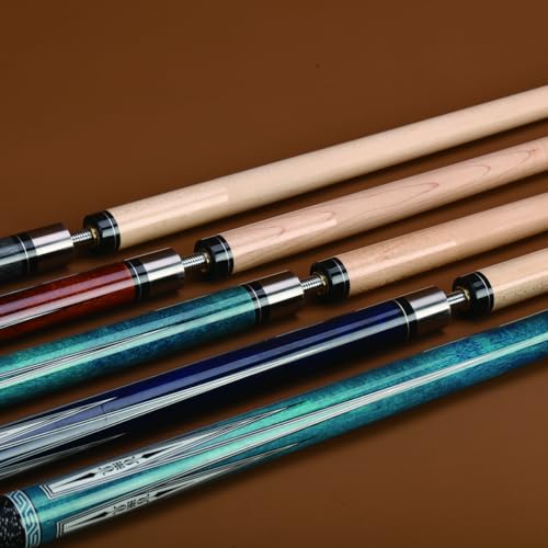 Kuntu Yimu Pool Cue Stick Set, 58 inch 18/19/20/21 oz Canadian Maple Billiard Cue Stick, Pool Sticks for Adults,4 Colors Optional, for Family/Bar/Pool Table Sports (10mm/11mm/12mm/13mm 4 colors Set B) by Kuntu Yimu - Image 8