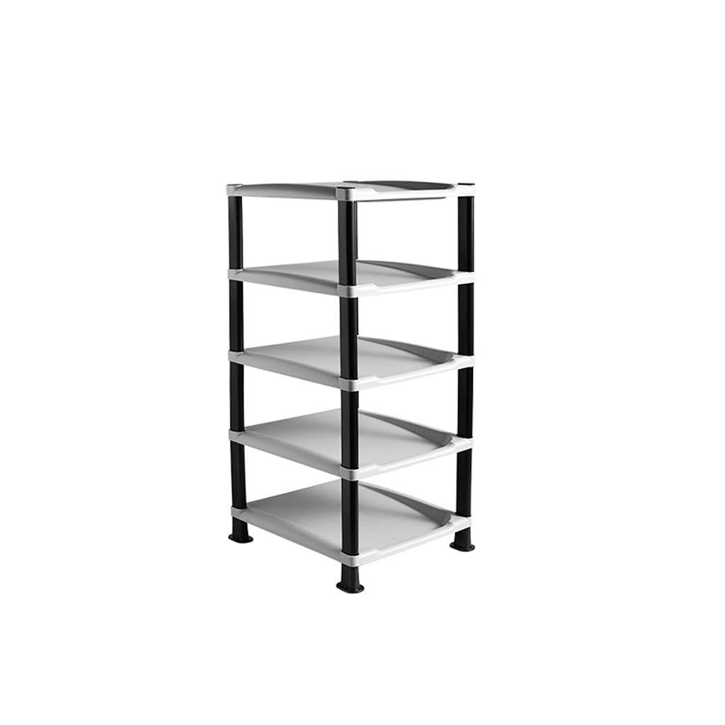Organisateur de chaussures amovible gris pour gain de place optimal