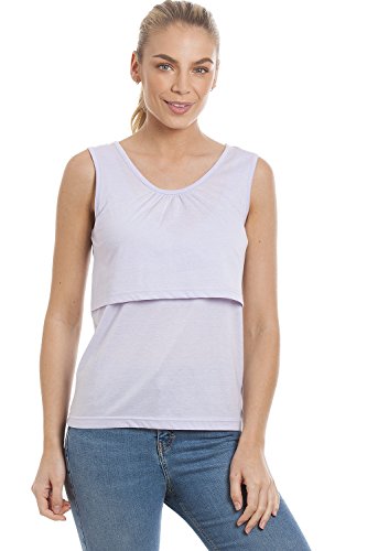 Central Chic Maternity Gilet d'allaitement - Violet - Large Cover