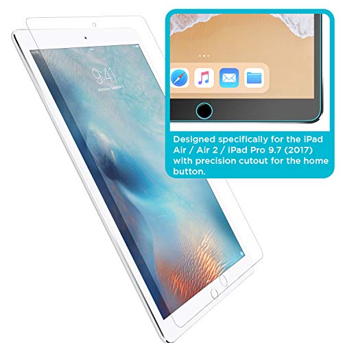 Tech Armor Hd Clear Film Screen Protector Designed For Apple Ipad Air 9.7 Inch 2017 [ 2 Pack ] #TOP1
