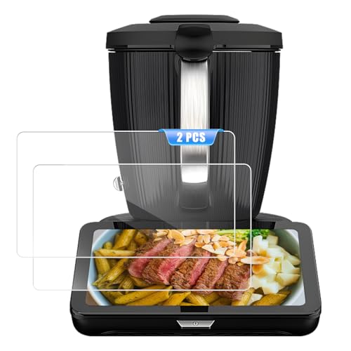 2 Stück Schutzfolie für Thermomix TM7 Hochtransparente Displayschutz Anti-Fingerprint & Kratzfest Langlebiges Zubehör für TM7 Display Passgenau & Blasenfrei Ultra-Klar Schutz Folie Gegen Bruch