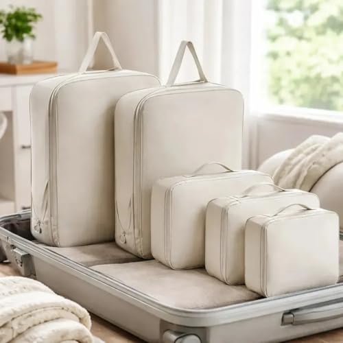 Catálogo para Comprar On-line Bolsas para calcetines - solo los mejores. 48 6 Piezas Organizadores de Viaje para Maletas-Benanei Organizador de Equipaje Viaje, Bolsas Impermeables de Almacenamiento para Ropa, Zapatos y Cosméticos, Accesorios Esenciales de...