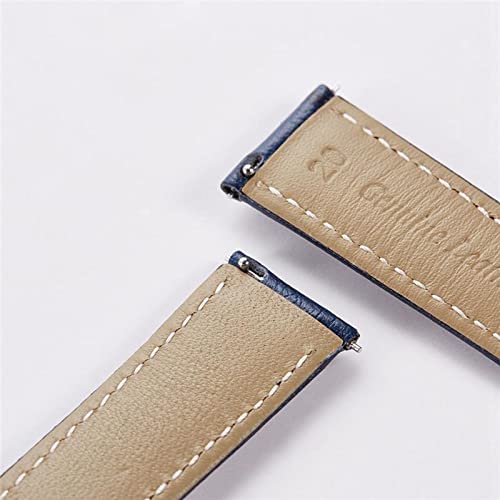 Watch Strap Ostrich Pattern Genuine Leather 18-24mm Cowhide Quick Release Strap Watch Accessories - Image 6